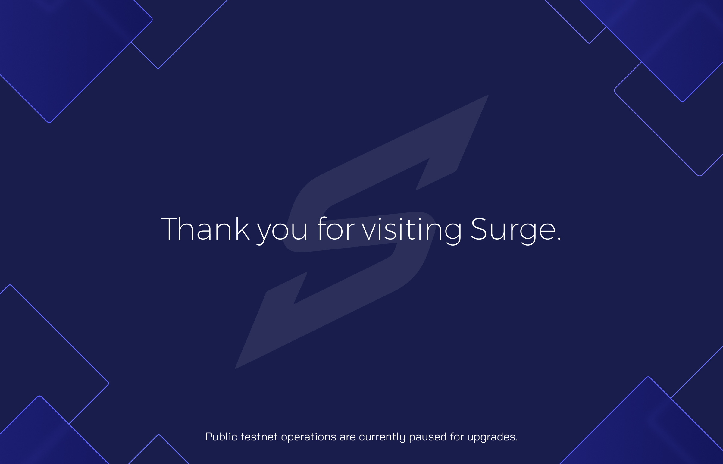 Thank you for visiting Surge
